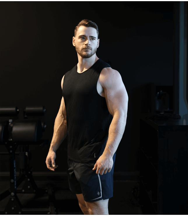Bamboo Aerotech Tank - Heather Grey