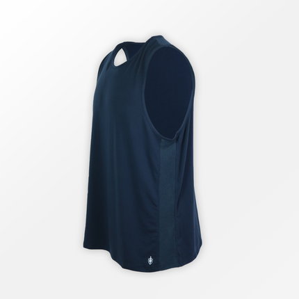 Eucalyptus Performance Tank - Navy