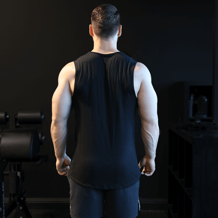 Bamboo Aerotech Tank - Heather Grey