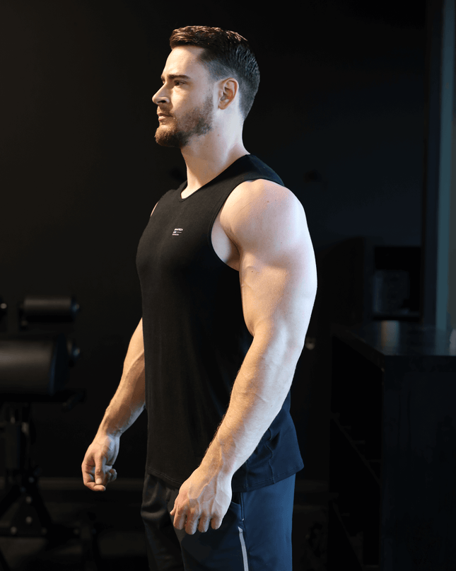 Bamboo Aerotech Tank - Training Div. Heather Grey