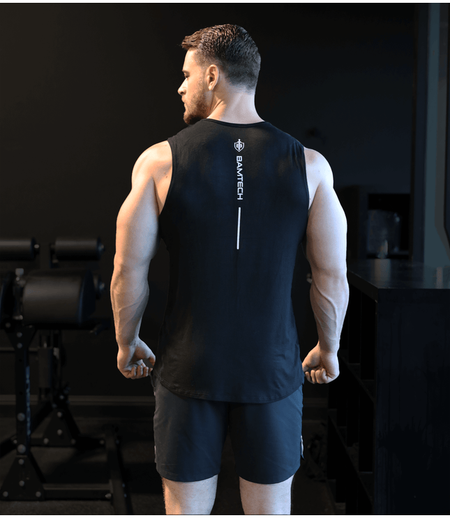 Bamboo Aerotech Tank - Training Div. Heather Grey