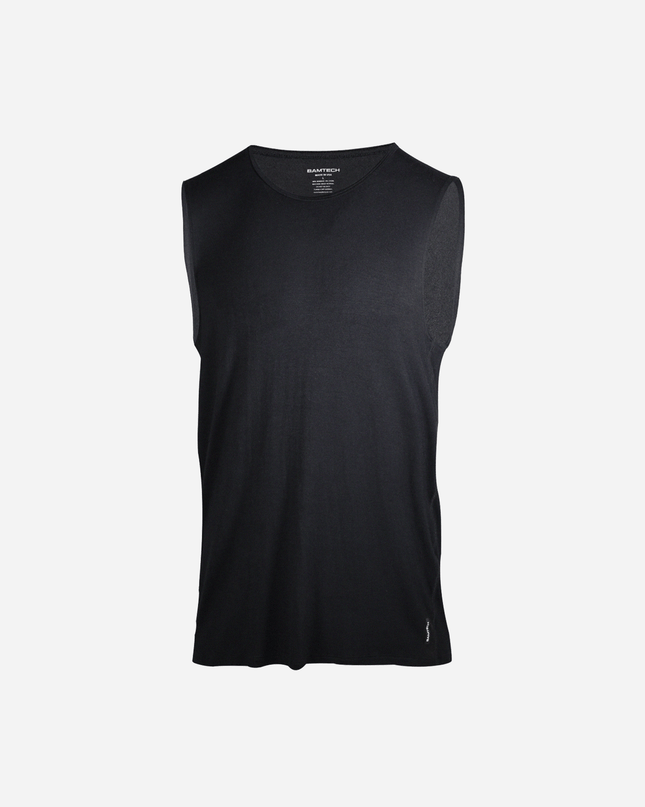 Bamboo Aerotech Tank - Heather Grey