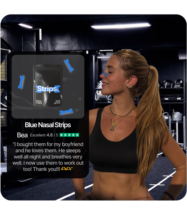 Blue Nasal Strips
