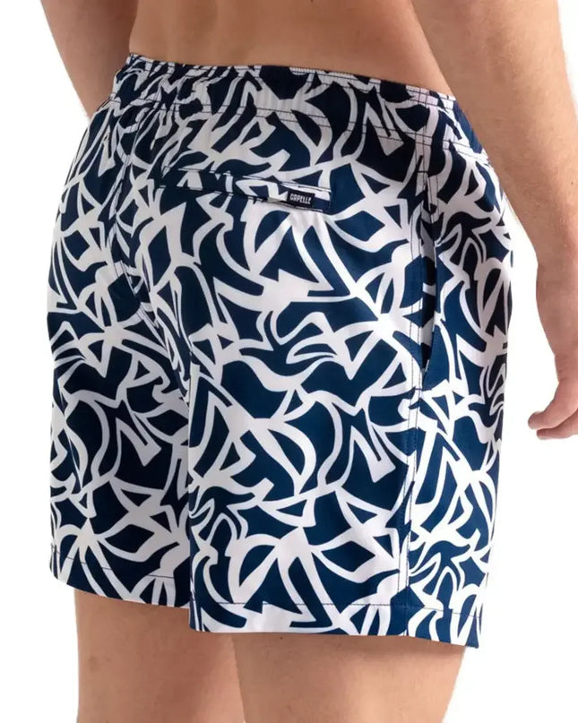 Men’s Premium Compression-Lined Hybrid Shorts – Blue Freedom