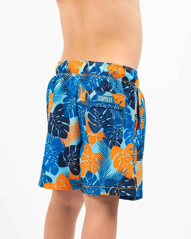 Boys Hybrid Swim & Play Shorts – Blue Jungle