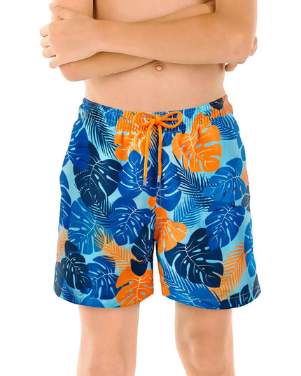 Boys Hybrid Swim & Play Shorts – Blue Jungle