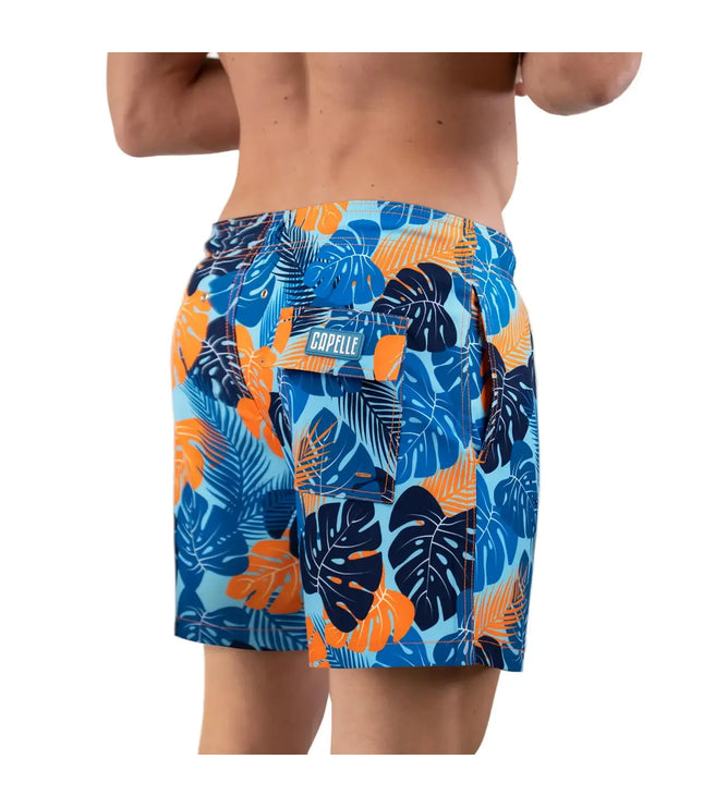 Men’s Premium Compression-Lined Hybrid Shorts – Blue Jungle