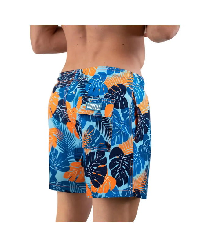 Men’s Premium Compression-Lined Hybrid Shorts – Blue Jungle