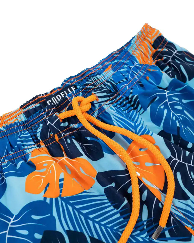 Men’s Premium Compression-Lined Hybrid Shorts – Blue Jungle