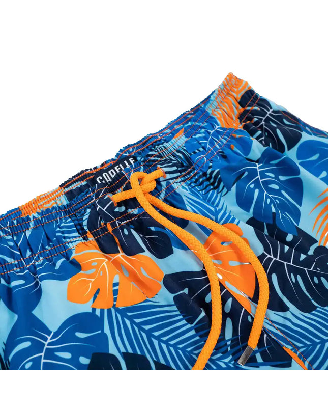 Men’s Premium Compression-Lined Hybrid Shorts – Blue Jungle