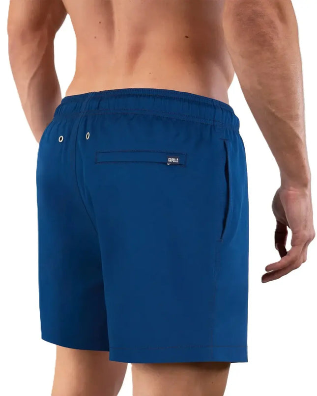 Men’s Premium Compression-Lined Hybrid Shorts – Blue Sapphire
