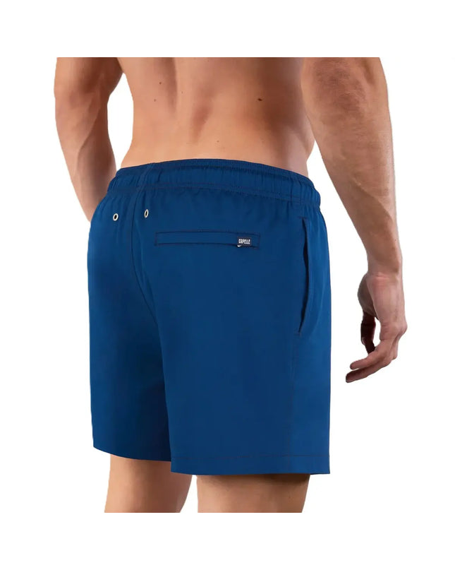 Men’s Premium Compression-Lined Hybrid Shorts – Blue Sapphire