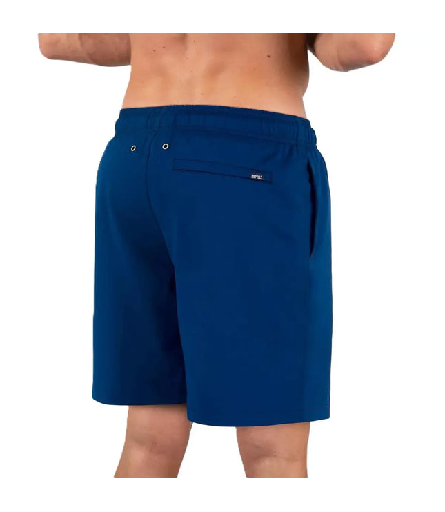 Men’s Premium Compression-Lined Hybrid Shorts – Blue Sapphire