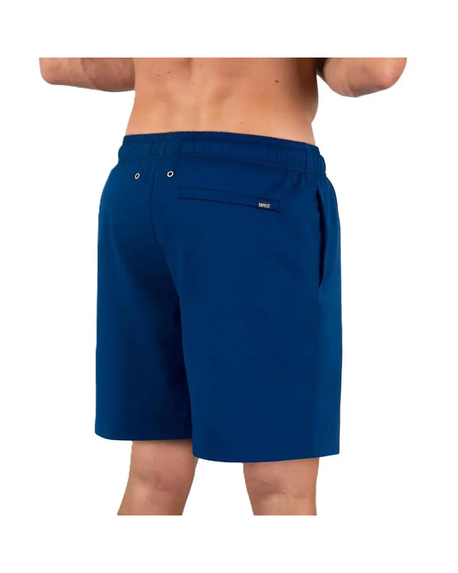 Men’s Premium Compression-Lined Hybrid Shorts – Blue Sapphire