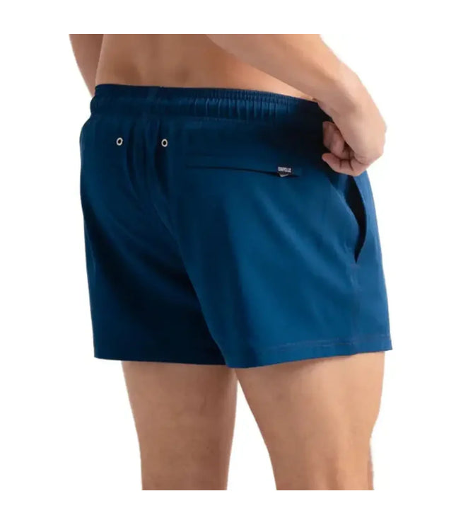 Men’s Premium Compression-Lined Hybrid Shorts – Blue Sapphire