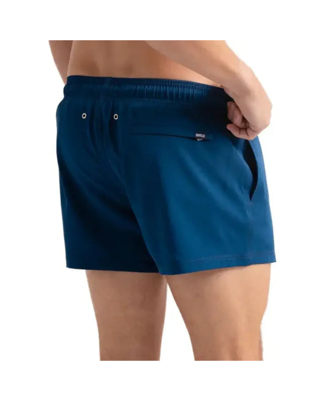 Men’s Premium Compression-Lined Hybrid Shorts – Blue Sapphire