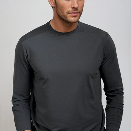 Buki Cinqo Long Sleeve Tech Tee - Blue Night