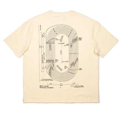 DIMENSIONS OVERSIZED TEE, UNISEX - BUTTER