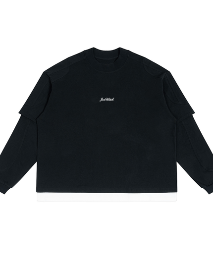 JUSTWATCH OFFSET Layered Long Sleeve Tee