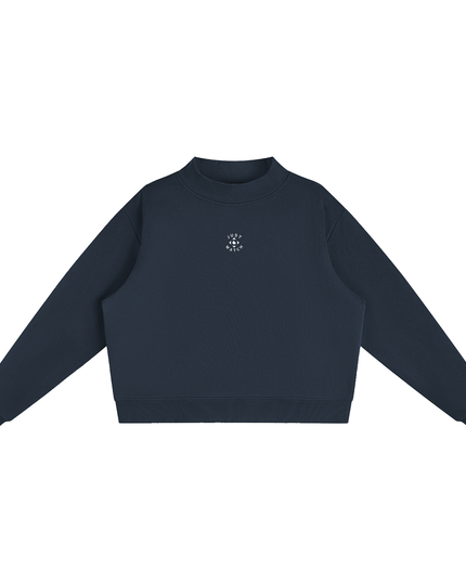 JUSTWATCH Women’s Oversized Fleece Mock Neck
