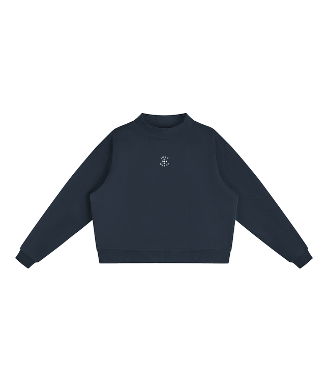 JUSTWATCH Women’s Oversized Fleece Mock Neck