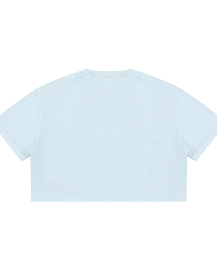 Chiu x JUSTWATCH Heavyweight Ladies Mineral Crop Tee