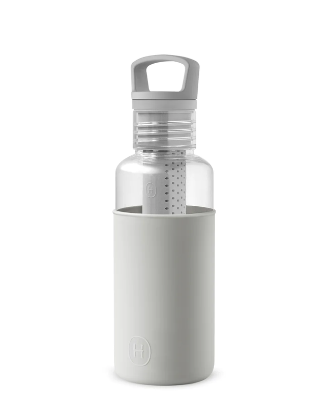 Clear Reusable Water Bottles With Infuser - Clear 20 oz