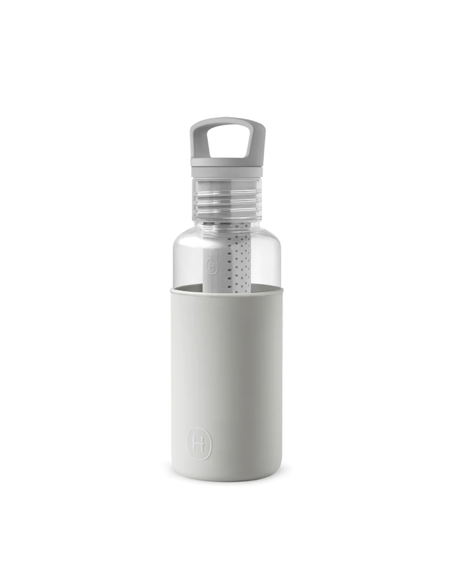 Clear Reusable Water Bottles With Infuser - Clear 20 oz