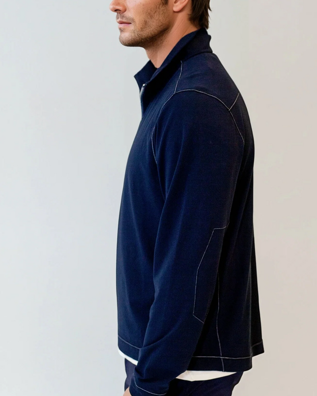 Buki Cinqo Travel Half Zip - Navy