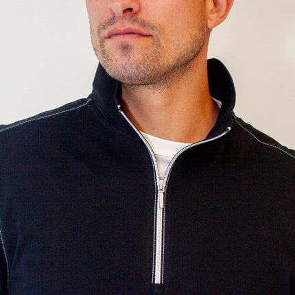 Buki Cinqo Travel Half Zip - Black