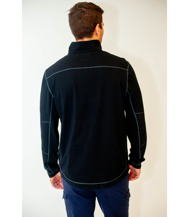 Buki Cinqo Travel Half Zip - Black