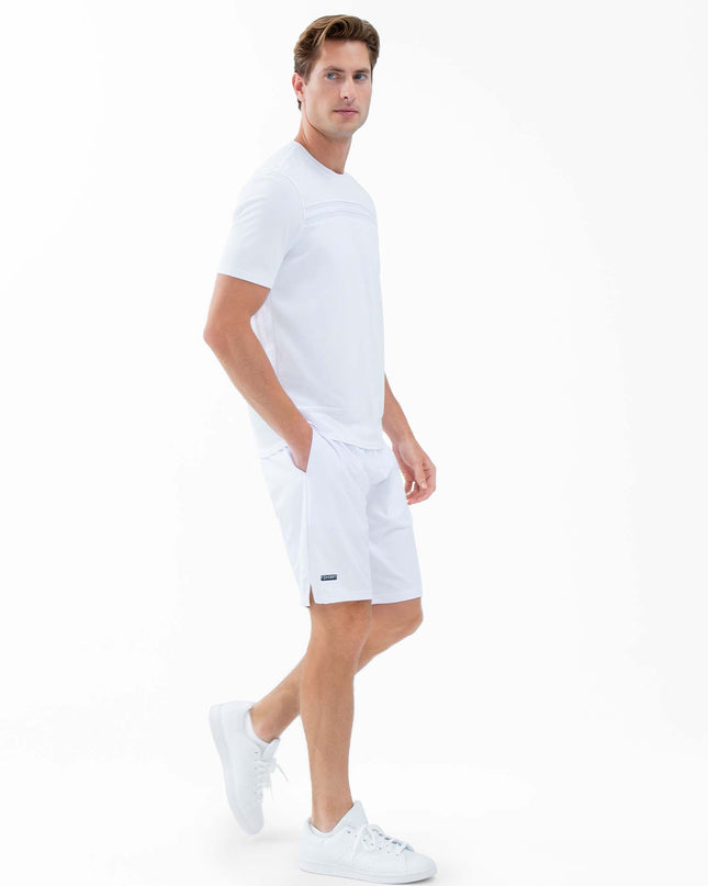 Classic Performance Men's Tennis Short - White