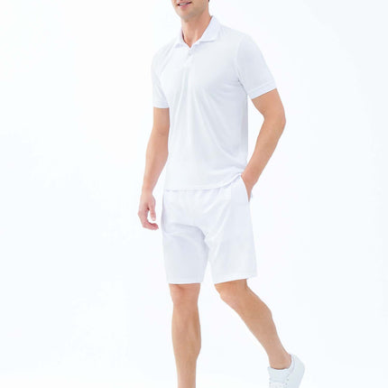Classic Performance Men's Tennis Short - White