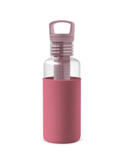 Clear Reusable Water Bottles With Infuser - Clear 20 oz