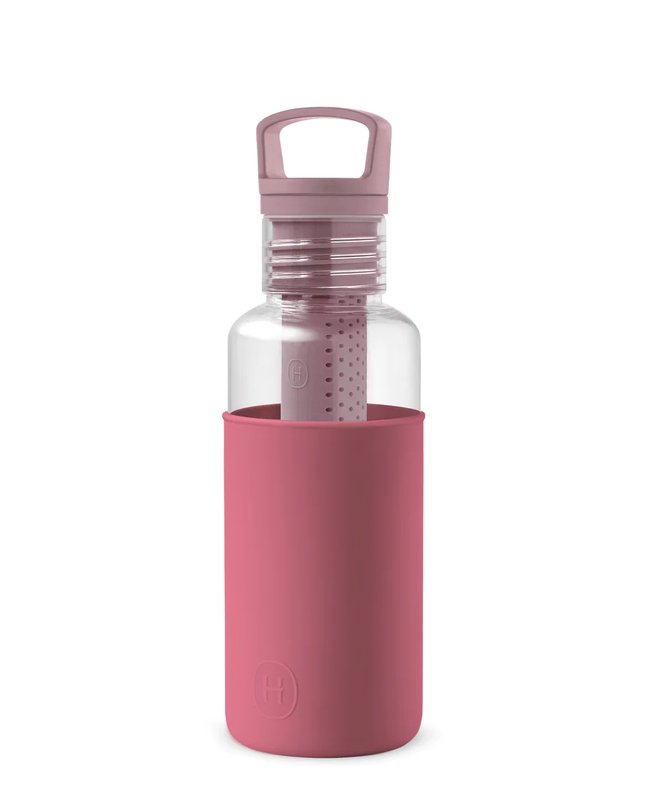 Clear Reusable Water Bottles With Infuser - Clear 20 oz