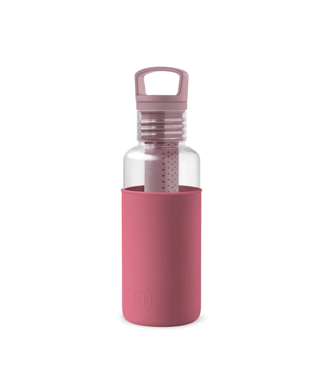 Clear Reusable Water Bottles With Infuser - Clear 20 oz