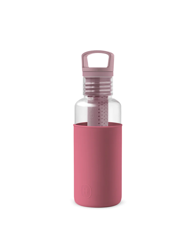 Clear Reusable Water Bottles With Infuser - Clear 20 oz