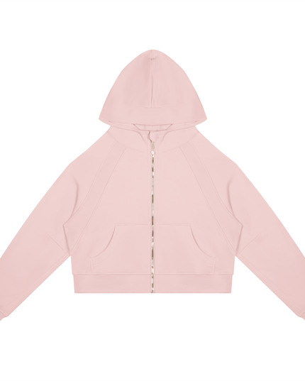 JUSTWATCH ARC Cropped Zip Hoodie