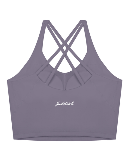 JUSTWATCH VERVE Cross-Back Crop Tank