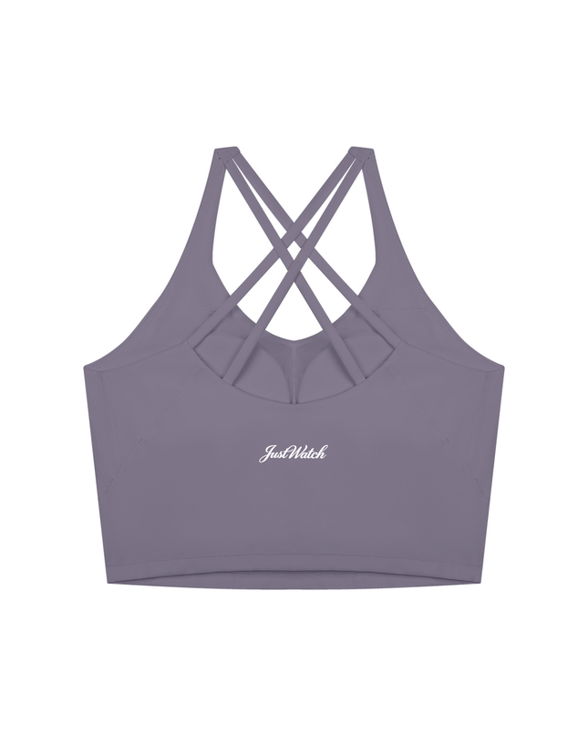 JUSTWATCH VERVE Cross-Back Crop Tank