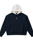 Navy Blue with Oat Gray / S
