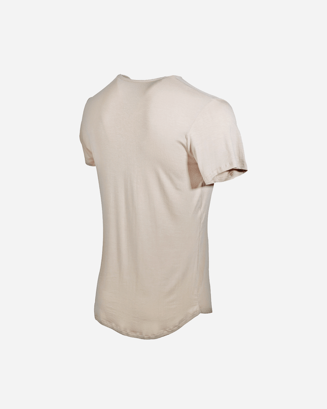 Bamboo Swift Curve-Hem T-Shirt - Heather Grey