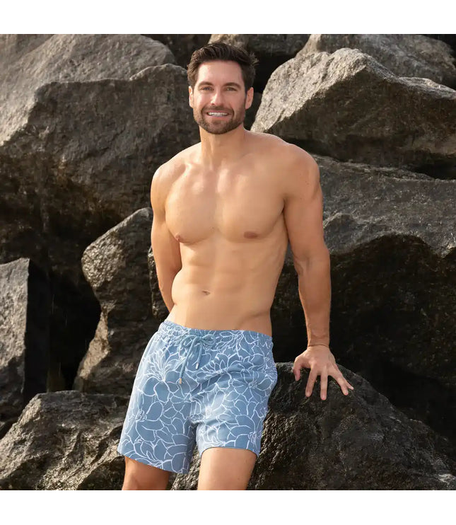 Men’s Premium Compression-Lined Hybrid Shorts – Early Bloom
