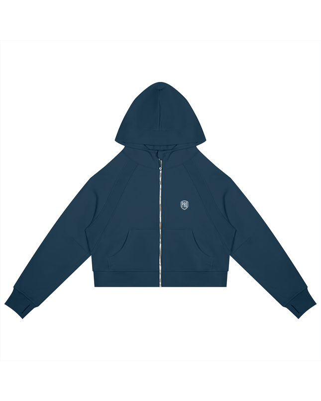 P.R.O. x JUSTWATCH ARC Cropped Zip Hoodie