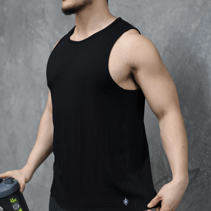 Eucalyptus Performance Tank - Black