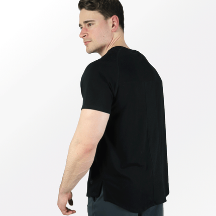 Eucalyptus Mesh Tee - Black