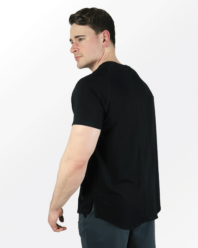 Eucalyptus Mesh Tee - Black