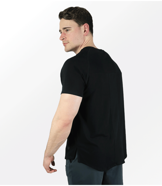 Eucalyptus Mesh Tee - Black