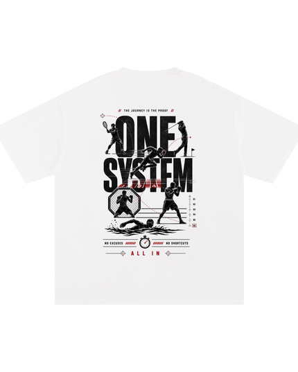JUSTWATCH One System Heavyweight Graphic Tee