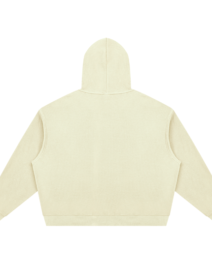 JUSTWATCH Waffle Boxy Hoodie